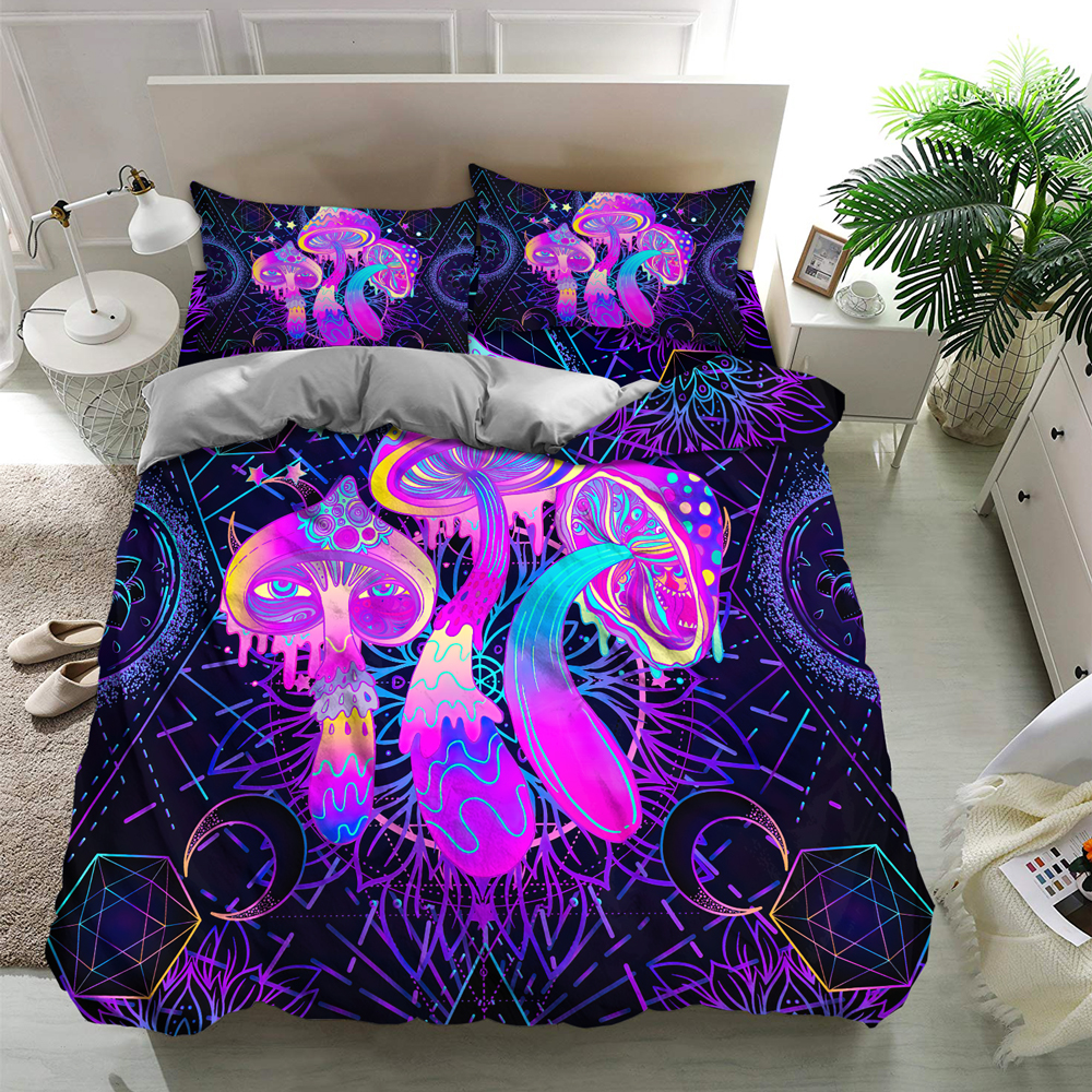 Hippie 4PCS Bedding Set – Vibrant Color Bedroom Comfort Hippie 4PCS Bedding Set – Vibrant Color Bedroom Comfort