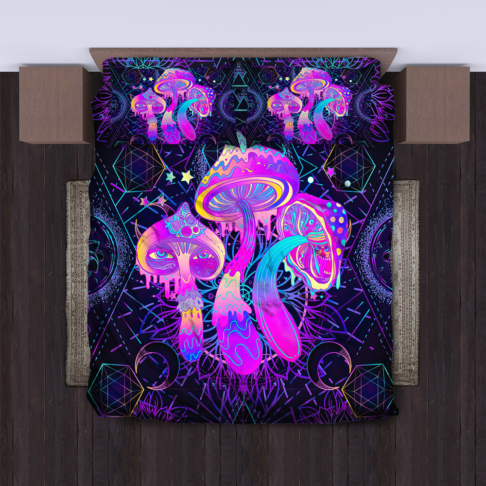 Hippie 4PCS Bedding Set – Vibrant Color Bedroom Comfort Hippie 4PCS Bedding Set – Vibrant Color Bedroom Comfort