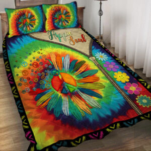 Hippie Quilt Bedding Set – Expressive Spirit Quilt Set