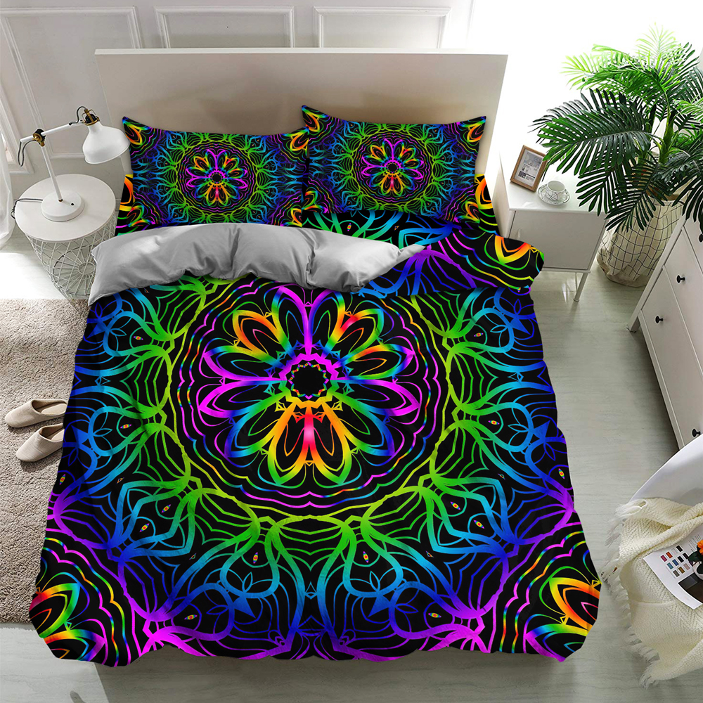 Hippie 4PCS Bedding Set – Freedom Vibe Home Bedding Hippie 4PCS Bedding Set – Freedom Vibe Home Bedding