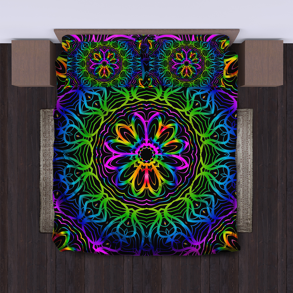 Hippie 4PCS Bedding Set – Freedom Vibe Home Bedding Hippie 4PCS Bedding Set – Freedom Vibe Home Bedding