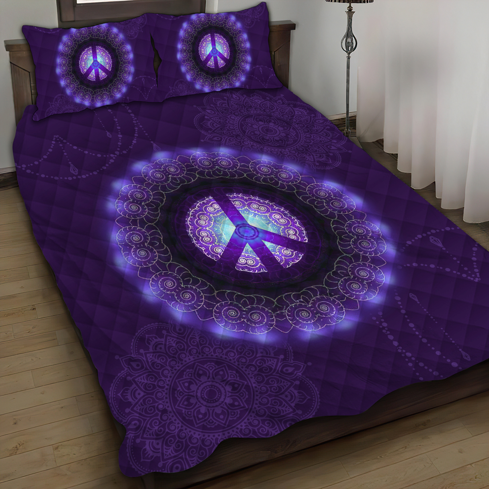 Hippie Quilt Bedding Set – Colorful Free Spirit Bedding Hippie Quilt Bedding Set – Colorful Free Spirit Bedding