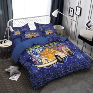 Hippie Quilt Bedding Set – Color Flow Quilted Bedding