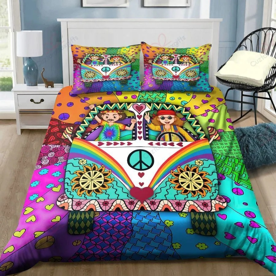 Hippie Quilt Bedding Set – Color & Freedom Bedroom Comfort Hippie Quilt Bedding Set – Color & Freedom Bedroom Comfort