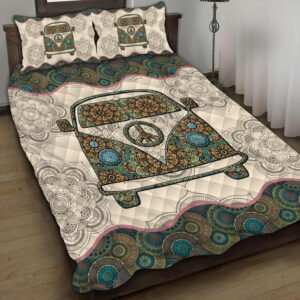 Hippie Quilt Bedding Set – Expressive Color Quilt Bedding