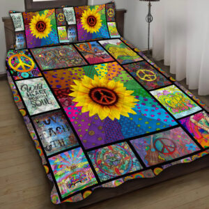 Hippie Quilt Bedding Set – Freedom Feel Color Bedding