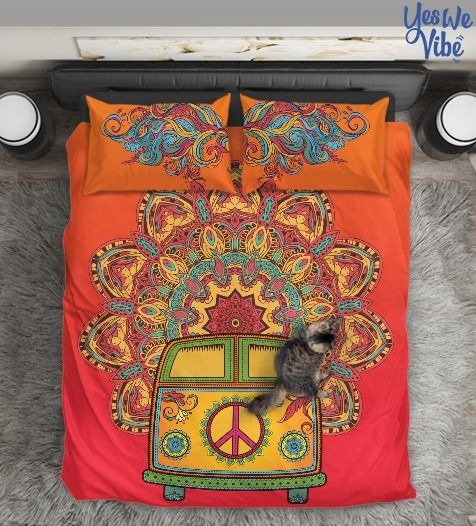 Hippie 4PCS Bedding Set – Color & Freedom Bedding Style Hippie 4PCS Bedding Set – Color & Freedom Bedding Style