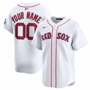 Boston Red Sox White Custom 3D All Over Print Baseball Jersey