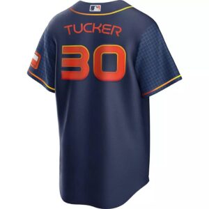 Houston Astros Space City Personalized Full All Over Print Fan Baseball Jersey back