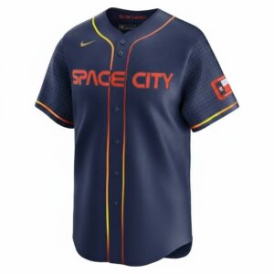 Houston Astros Space City Personalized Full All Over Print Fan Baseball Jersey front