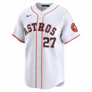 Houston Astros White Personalized Full All Over Print Fan Baseball Jersey front