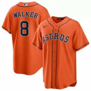 Houston Astros Orange Personalized Full All Over Print Fan Baseball Jersey