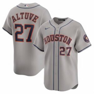 Houston Astros Gray Personalized Full All Over Print Fan Baseball Jersey