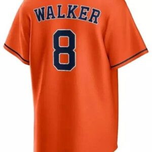 Houston Astros Orange Personalized Baseball Jersey – Exclusive Fan Edition back