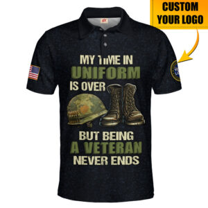 Polo Shirt Honoring U.S. Veteran Heritage