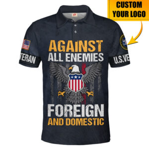 Simple and Comfortable Polo Shirt for U.S. Veterans