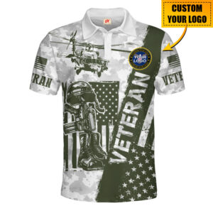 Men’s U.S. Veteran Polo Shirt with Timeless Style