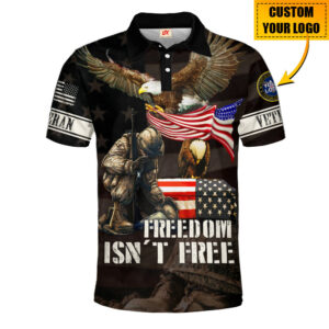 Casual Polo Shirt Inspired by U.S. Veteran Values