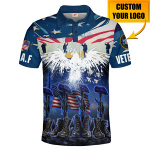 US Veteran Polo Shirt with Comfortable Classic Fit