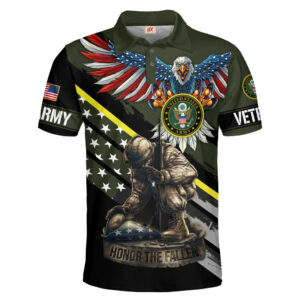 A Thoughtful U.S. Army Veteran Polo Shirt for Everyday Wear