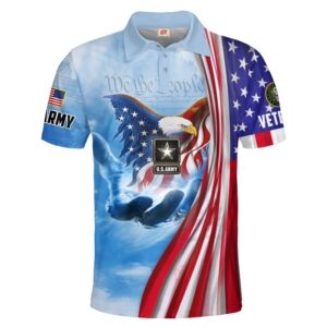 Show Your Pride with a US Army Veteran Polo Shirt
