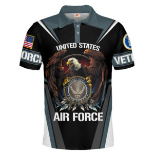 Show Your Pride with a US Air Force Veteran Polo Shirt