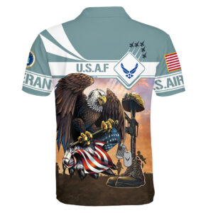 A Classic USAF Veteran Polo Shirt for Men