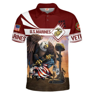 Meaningful Polo Shirt Inspired by Marine Corps Veterans