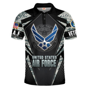 Comfortable US Air Force Veteran Polo Shirt for Daily Use