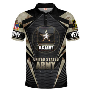 Comfortable US Army Veteran Polo Shirt for Daily Use