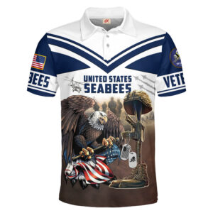 A Proud Statement Polo Shirt for Seabees Veterans