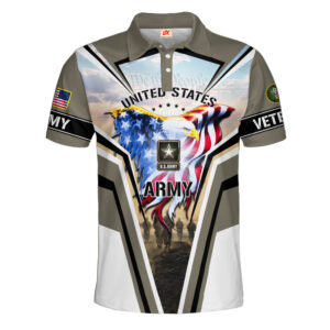 A Respectful Polo Shirt for Retired US Army Veterans