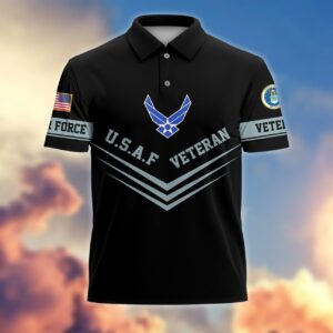 Honor the Service with an Air Force Veteran Polo Shirt