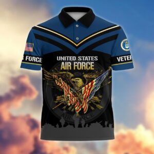 A Respectful Polo Shirt for Retired US Air Force Veterans
