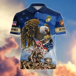 A Respectful Polo Shirt for Retired USMC Veterans
