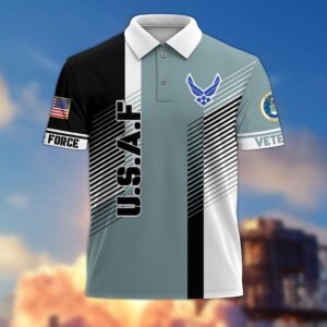Premium US Air Force Polo Shirt, Gifts For US Veterans, Gifts On Father’s Day, Independence Day, Armed Forces Day, Veterans Day, Memorial Day