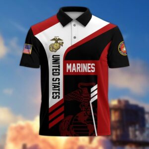 Premium US Veteran Polo Shirt, Gifts For Dad, For Husband, Gifts For US Veterans, Gifts On Father’s Day, Independence Day, Veterans Day.