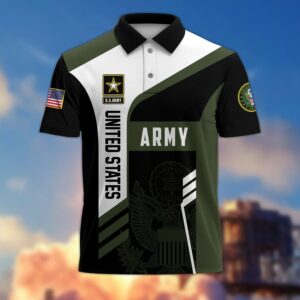 Premium US Veteran Polo Shirt, Gifts For Dad, For Husband, Gifts For US Veterans, Gifts On Father’s Day, Independence Day, Veterans Day.