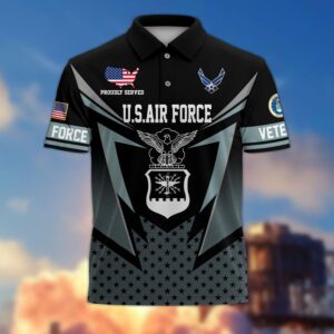 Premium US Air Force Polo Shirt, Gifts For US Veterans, Gifts On Father’s Day, Independence Day, Armed Forces Day, Veterans Day, Memorial Day