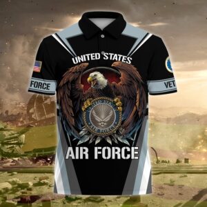 Premium US Veteran Polo Shirt, Gifts For Dad, For Husband, Gifts For US Veterans, Gifts On Father’s Day, Independence Day, Veterans Day