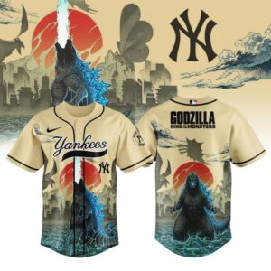 New York Yankees Godzilla King Of The Monsters Special Edition Baseball Jersey
