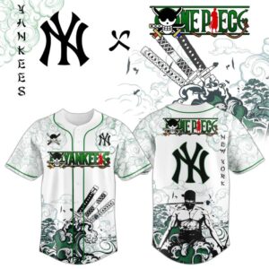 New York Yankees x Zoro Ronin Emerald Wave Limited Edition Jersey
