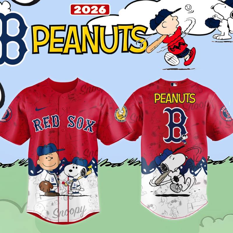 Peanuts Jersey, Red Sox Jersey, Snoopy Apparel Peanuts Jersey, Red Sox Jersey, Snoopy Apparel