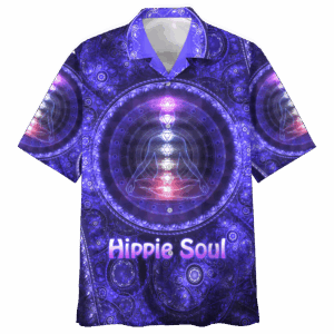 Hippie Hawaiian Shirt Psychedelic Retro Summer Vacation Style NV-HIPPIE-13