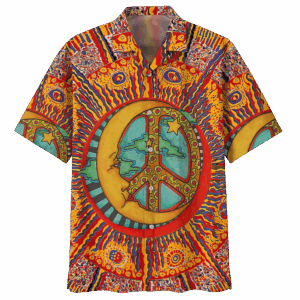 Hippie Hawaiian Shirt Groovy 70s Summer Style DBA-1503-HP-02