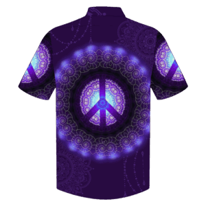 Hippie Hawaiian Shirt Vintage Peace Love Summer Style DBA-1103-HP-06 1 1660614820c106f995f3.png