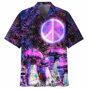 Hippie Hawaiian Shirt Retro 70s Party Style HBL-HP-18