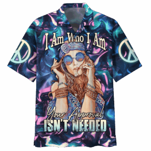 Hippie Hawaiian Shirt Retro 70s Festival Style HBL-HP-04