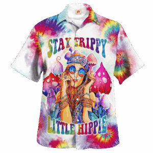 Hippie Hawaiian Shirt Vintage 70s Beach Style NV-HP-31