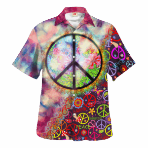 Hippie Hawaiian Shirt Retro Summer Festival Style HBL-HP-20